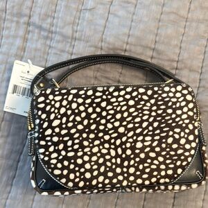 NWT Kate Spade Annemarie gorgeous calf hair animal print bag